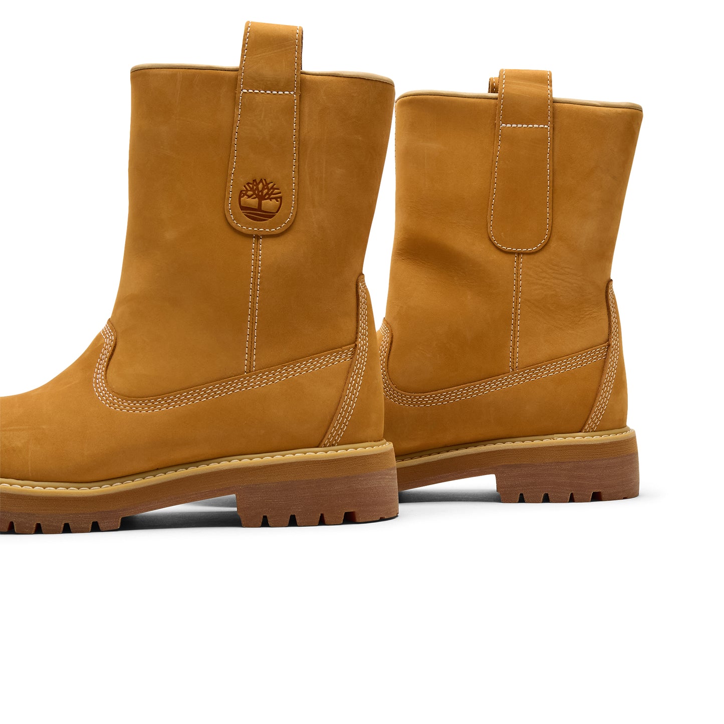 Timberland Mid Pull-On Boot (Wheat Nubuck)