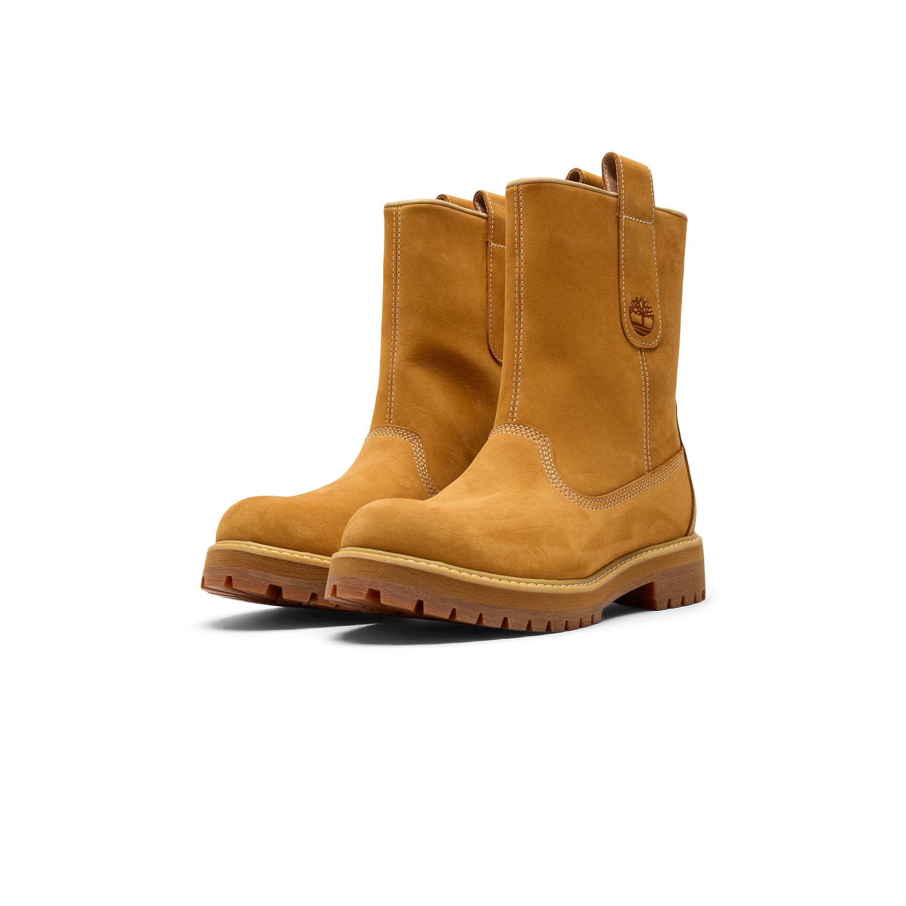 Timberland Mid Pull-On Boot (Wheat Nubuck)