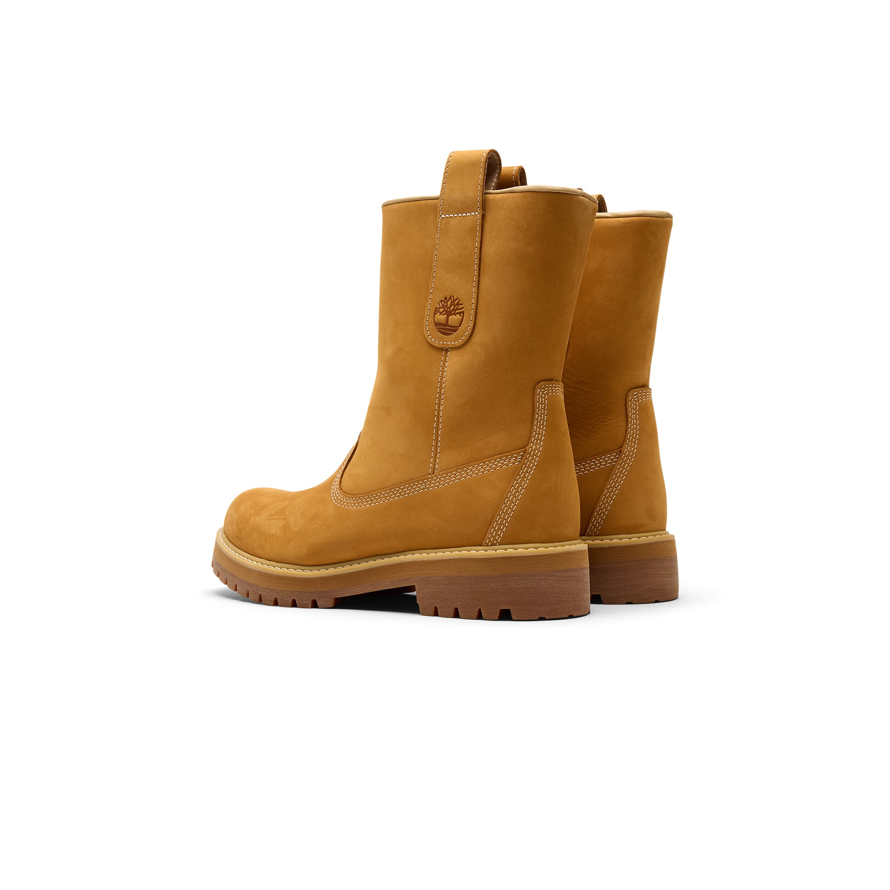 Timberland Mid Pull-On Boot (Wheat Nubuck)