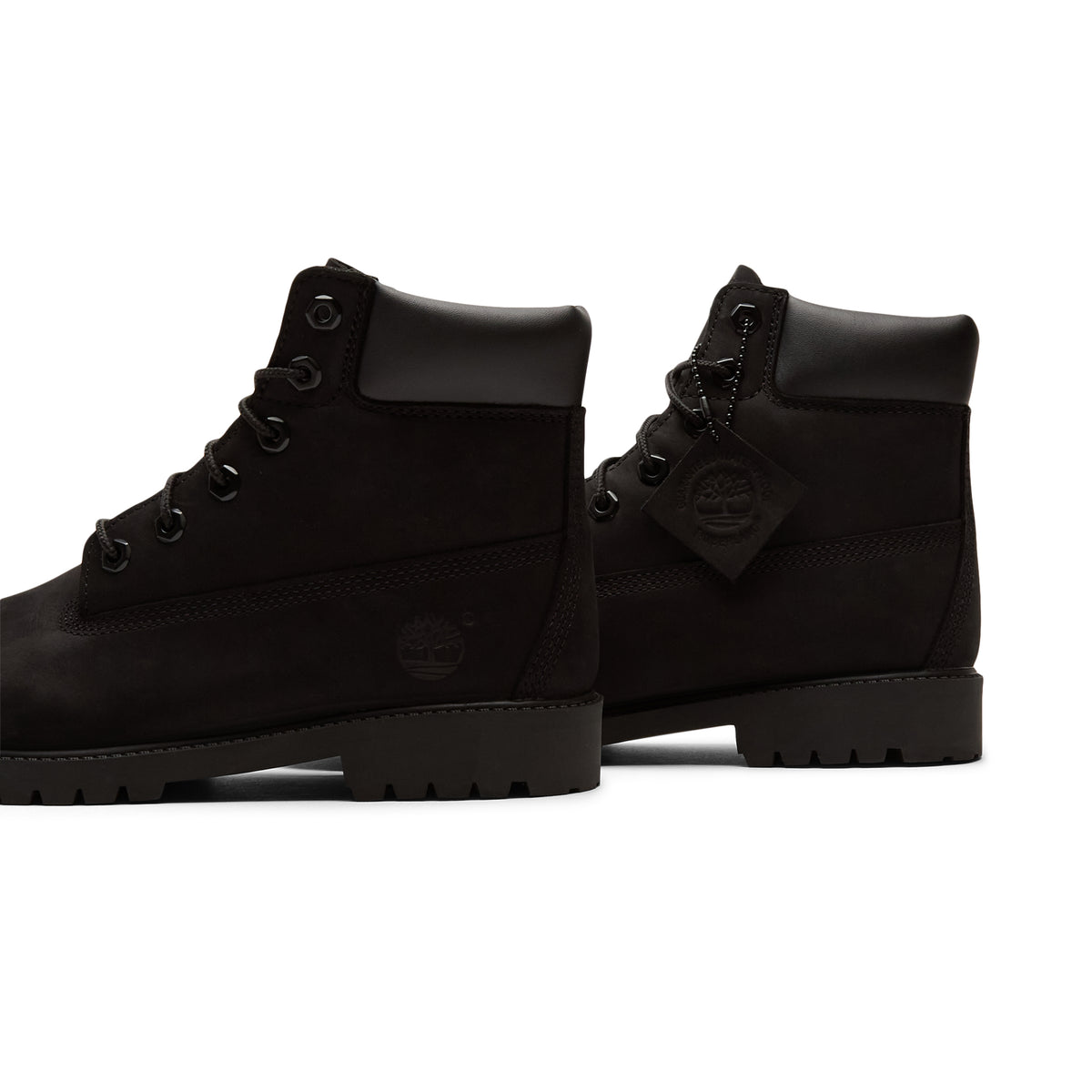 Timberland Junior 6" Lace-Up Waterproof Boot (Black)