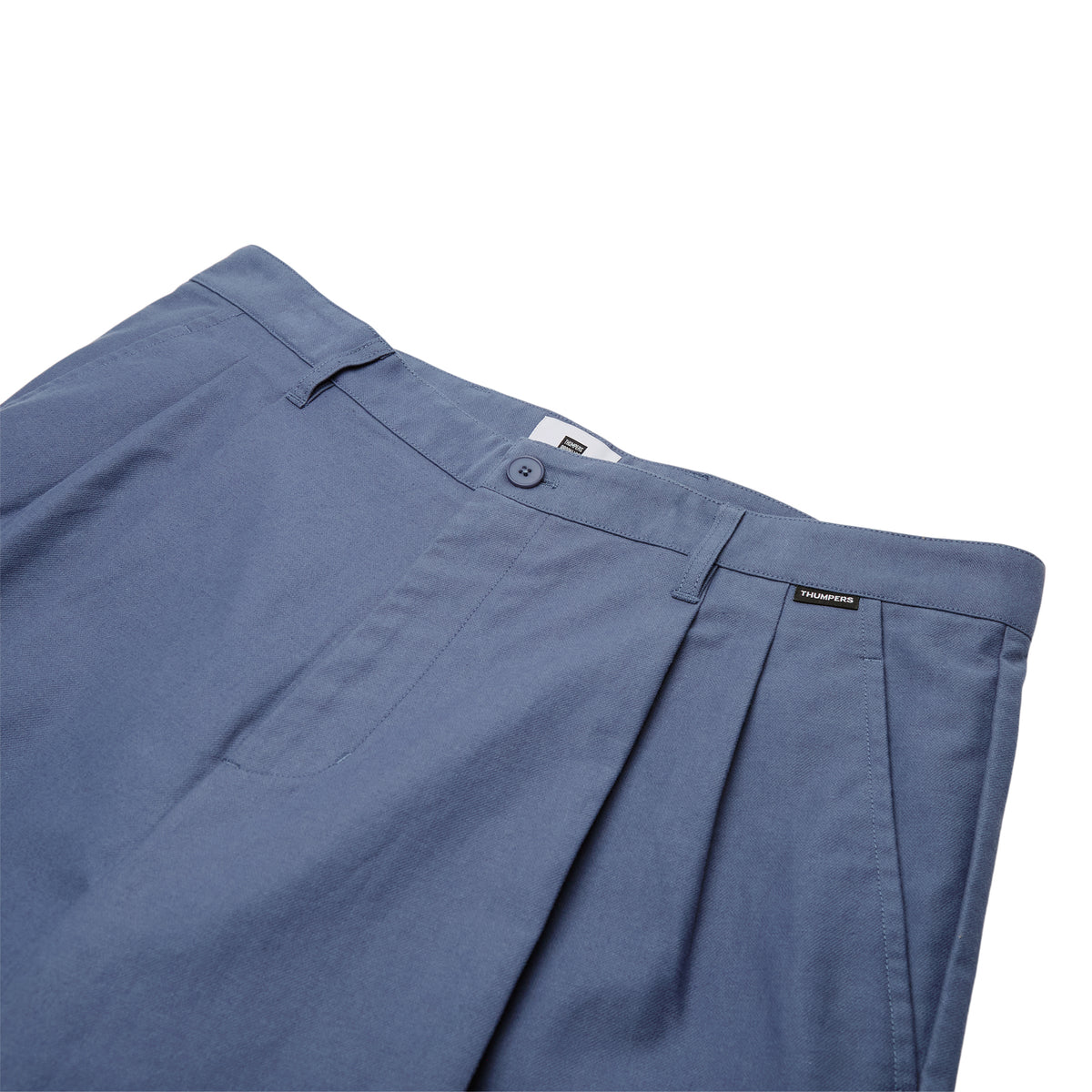 THUMPERS NYC Tuck Pants (Blue Gray)