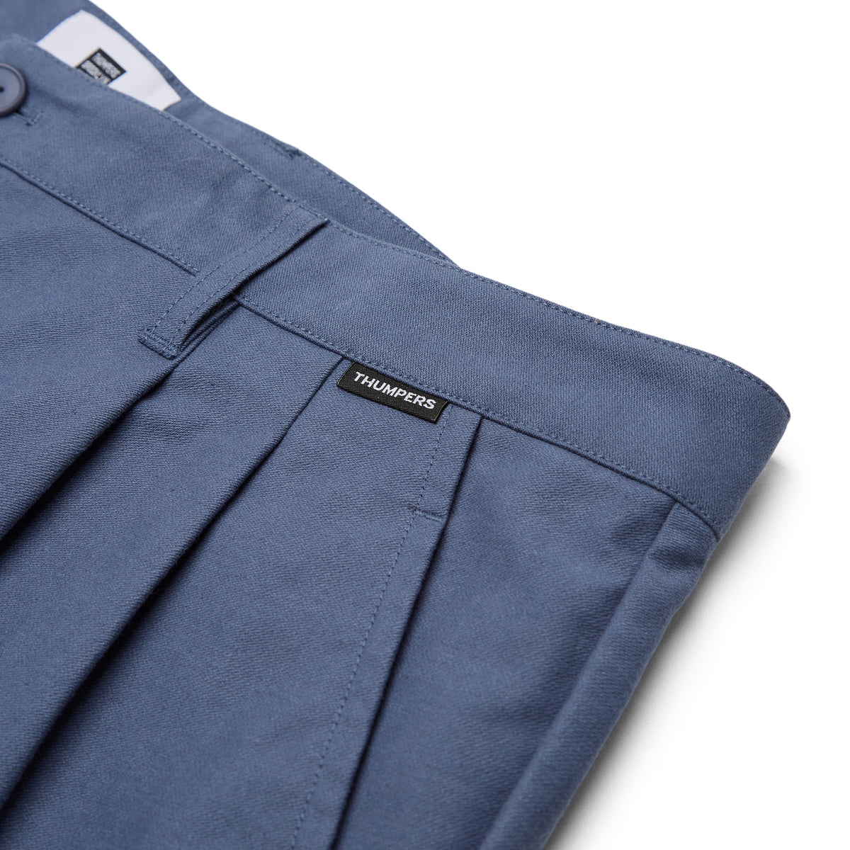 THUMPERS NYC Tuck Pants (Blue Gray)