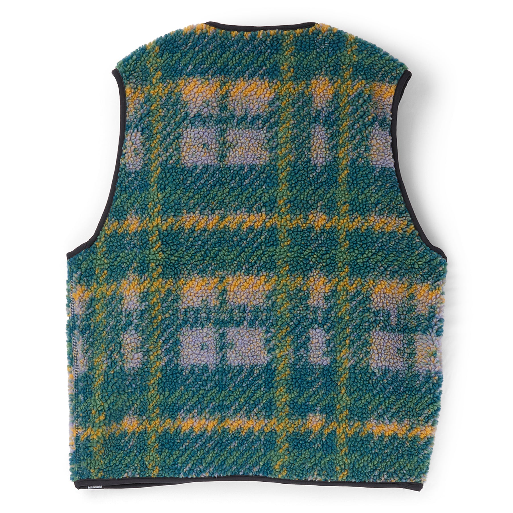 ⭐︎美品☆rosymonster conchiglie check vest thisisneverthat Fleece Check Vest (Lavender) – CNCPTS