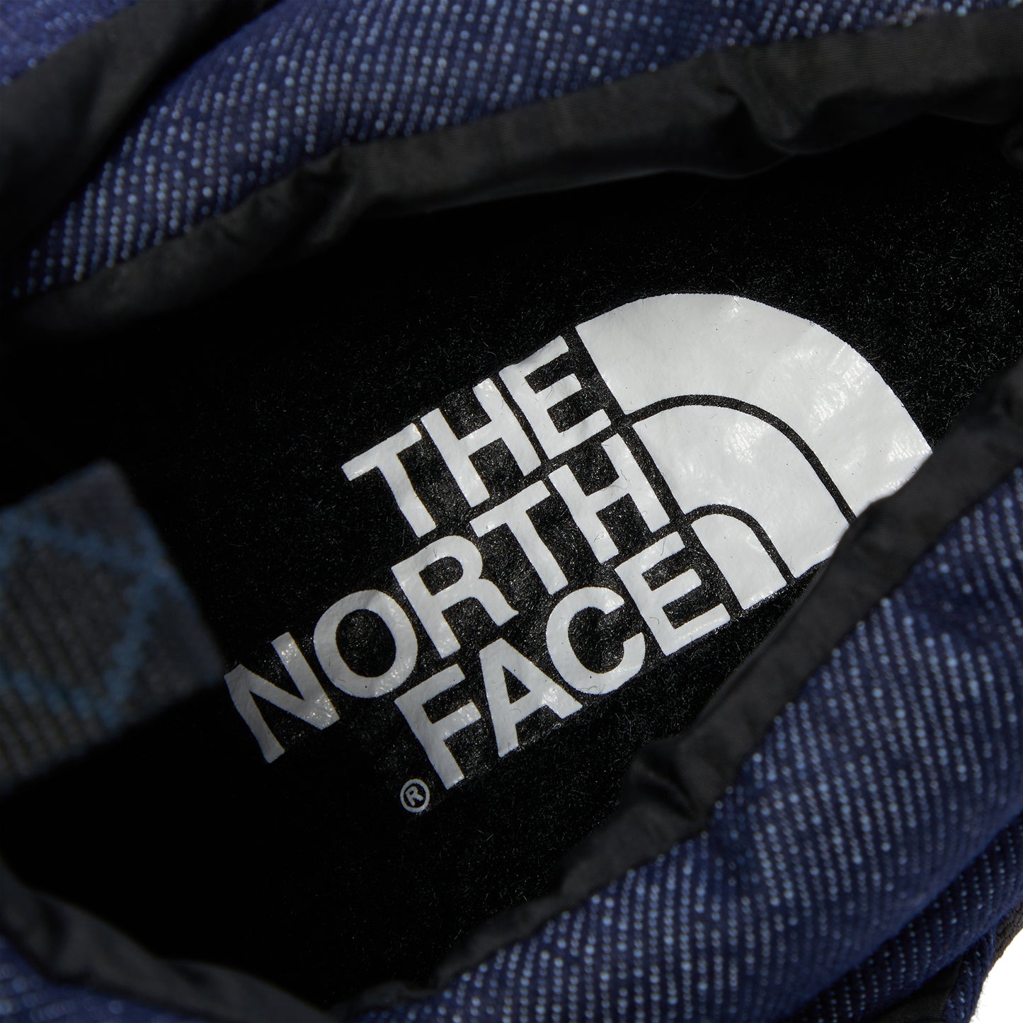The North Face Mens Nuptse Mule Denim (Dark Denim/TNF Black)