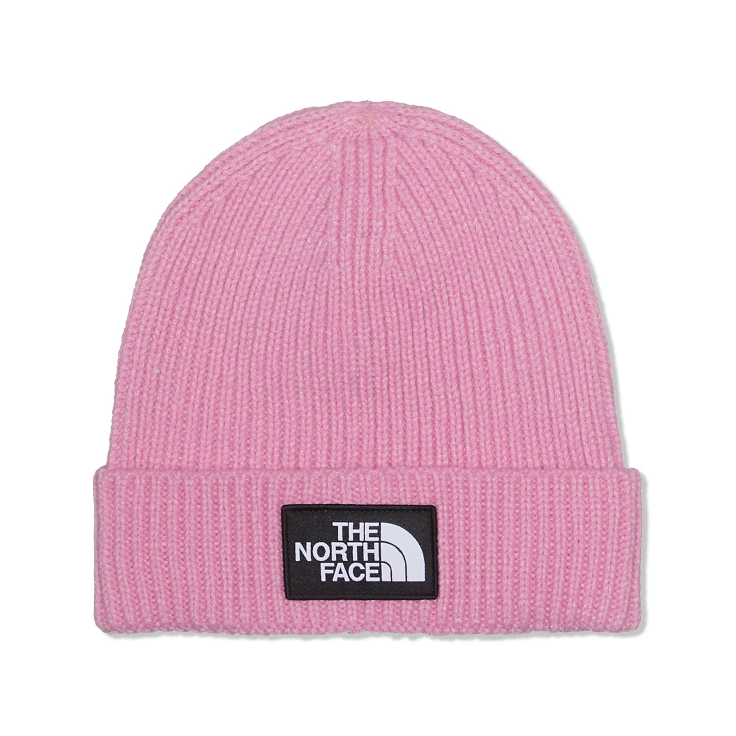 The North Face TNF™ Logo Box Cuffed Beanie (Orchid Pink)