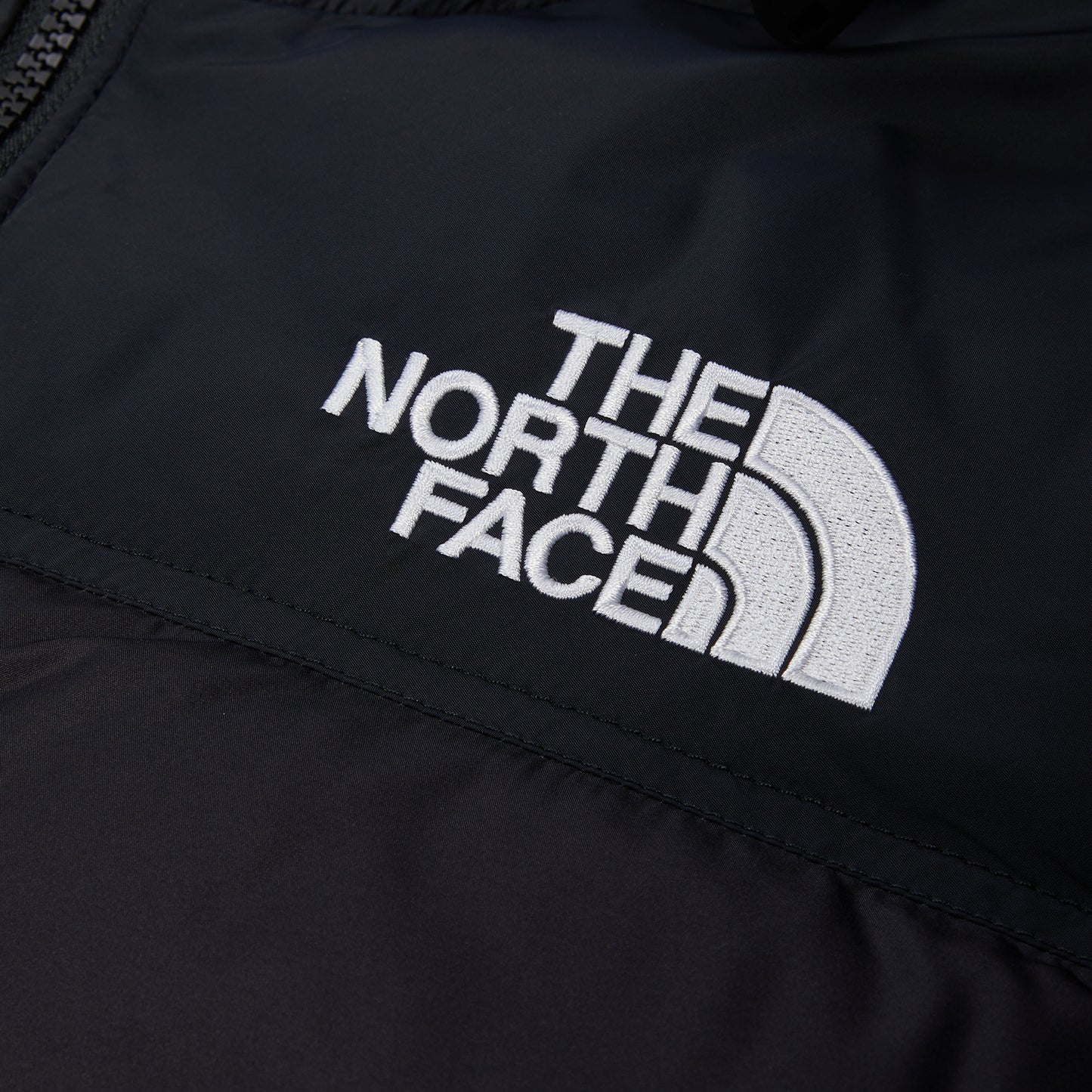 The North Face Womens 96 Nuptse Dip Dye Jacket (Fiery Red Dip Dye Small Print)