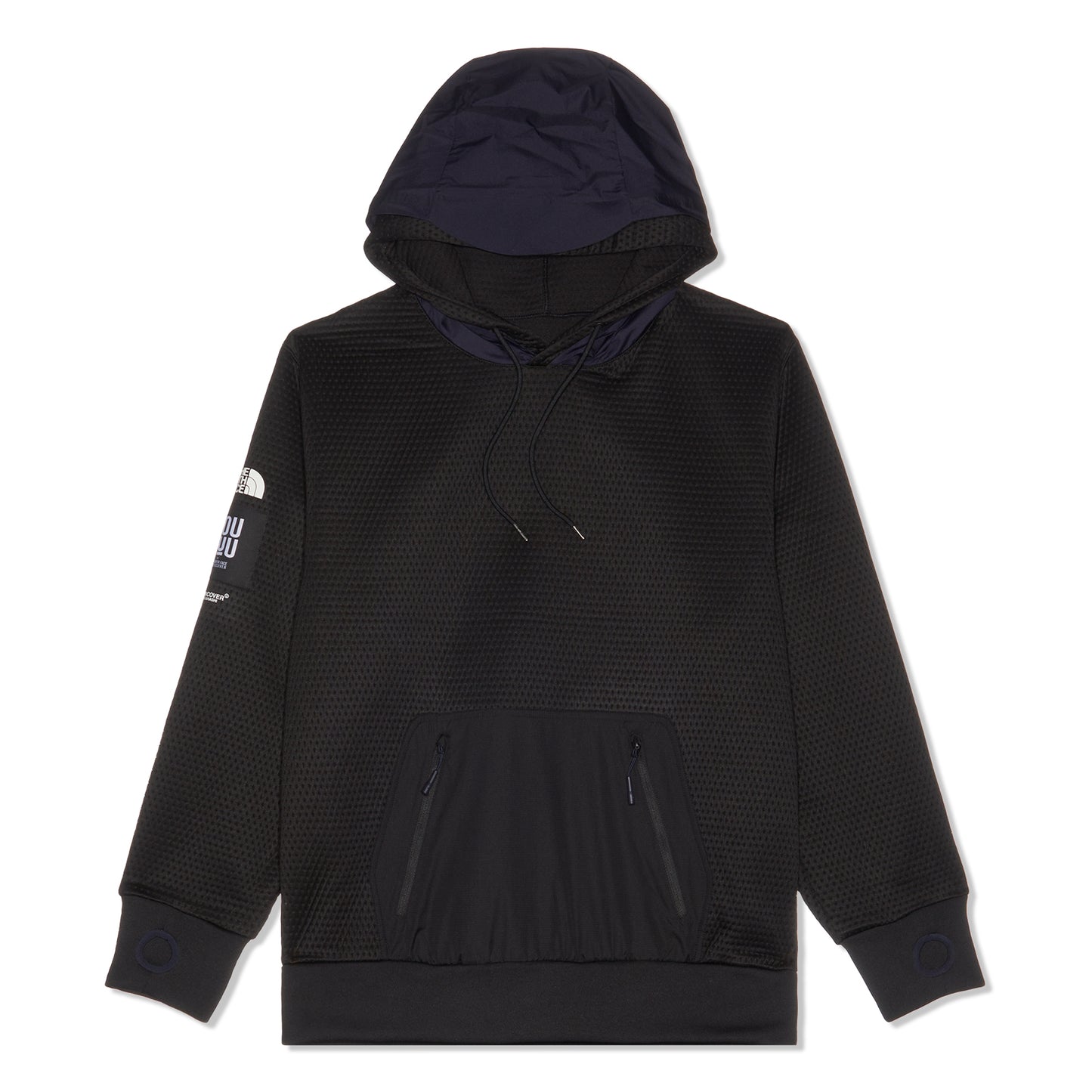 The North Face x UNDERCOVER SOUKUU DotKnit Double Hoodie (TNF Black/Av ...
