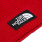 The North Face TNF Logo Box Cuff Beanie (Red)