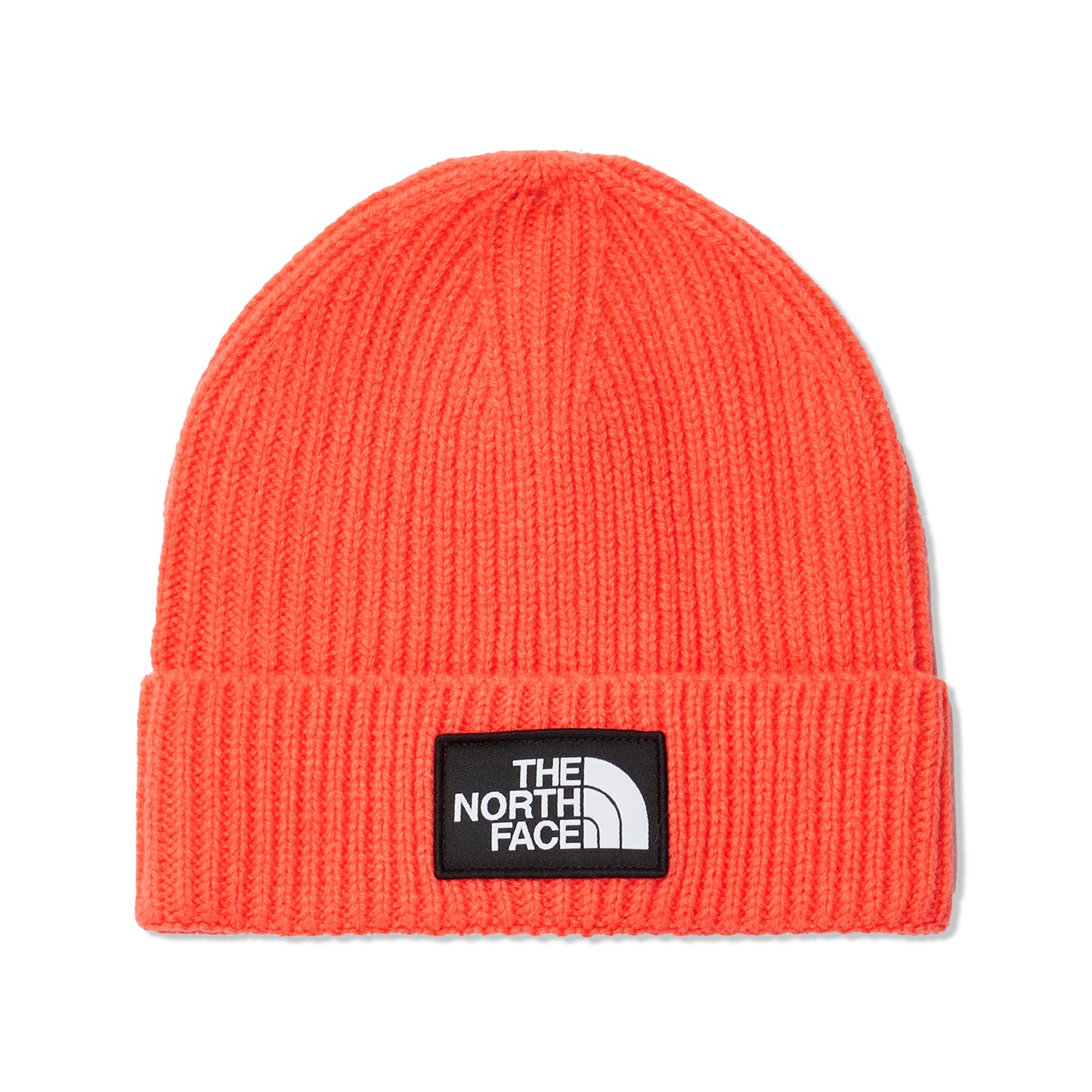 The North Face TNF™ Logo Box Cuffed Beanie (Radiant Orange) – Concepts