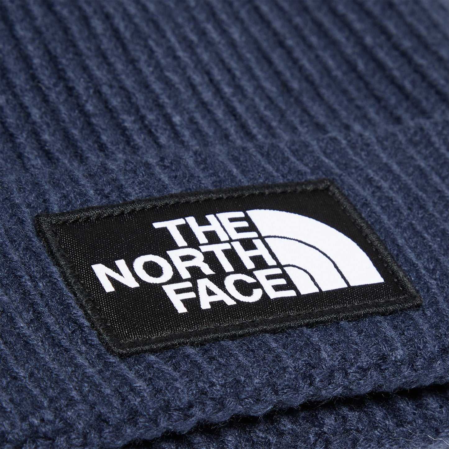 The North Face TNF™ Logo Box Cuffed Beanie (Summit Navy)