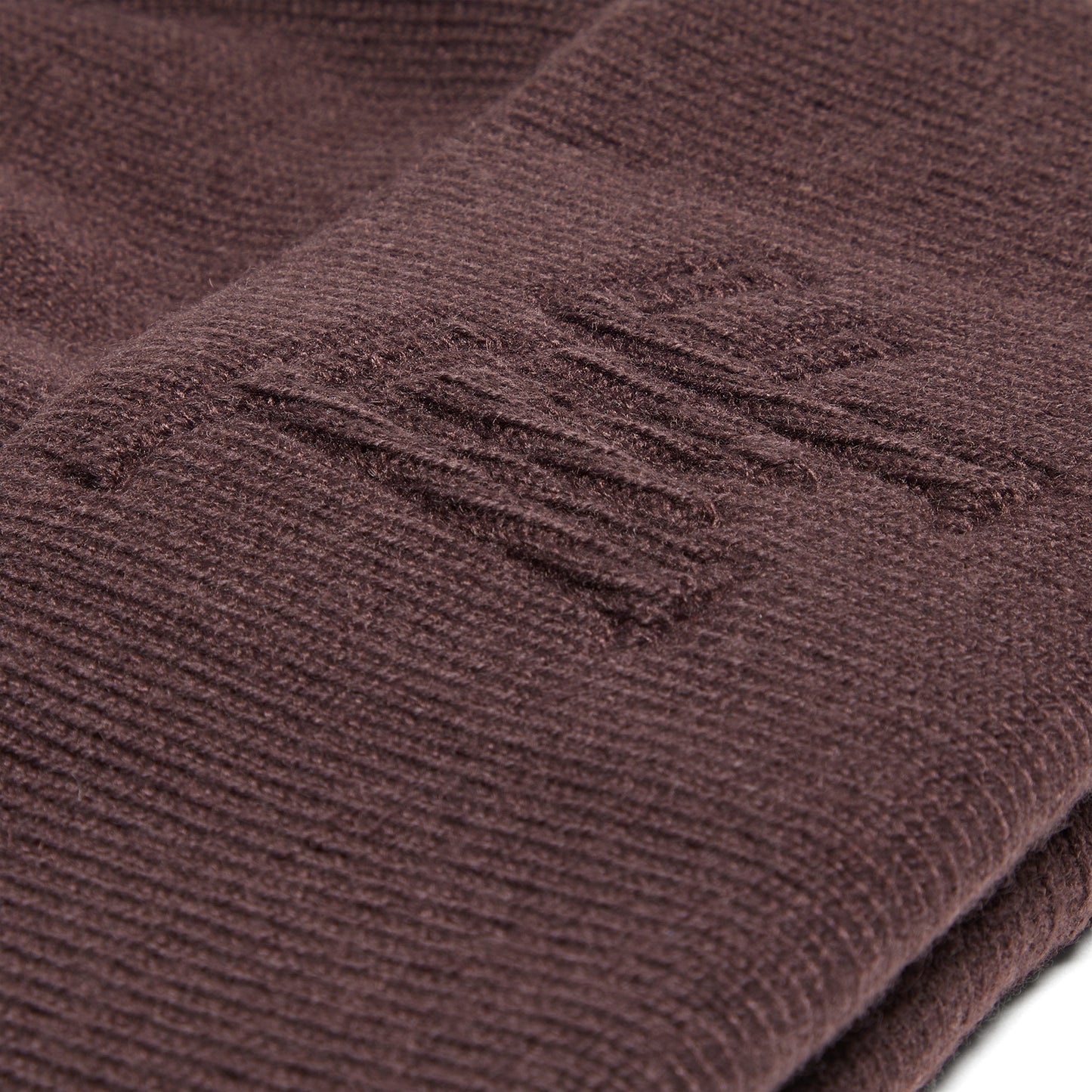 The North Face Urban Embossed Beanie (Coal Brown/Almond Butter Monogram Print)