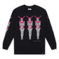 Thumpers Candy Rabbit Long Sleeve Tee (Black)