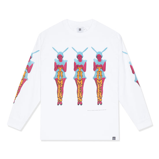 Thumpers Candy Rabbit Long Sleeve Tee (White)