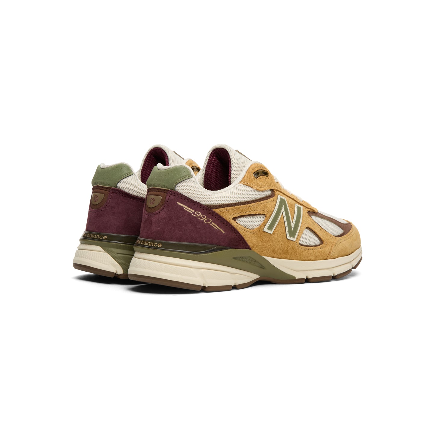 New Balance CNCPTS x Made in USA 990v4 (Pumpernickel/Dark Olivine)
