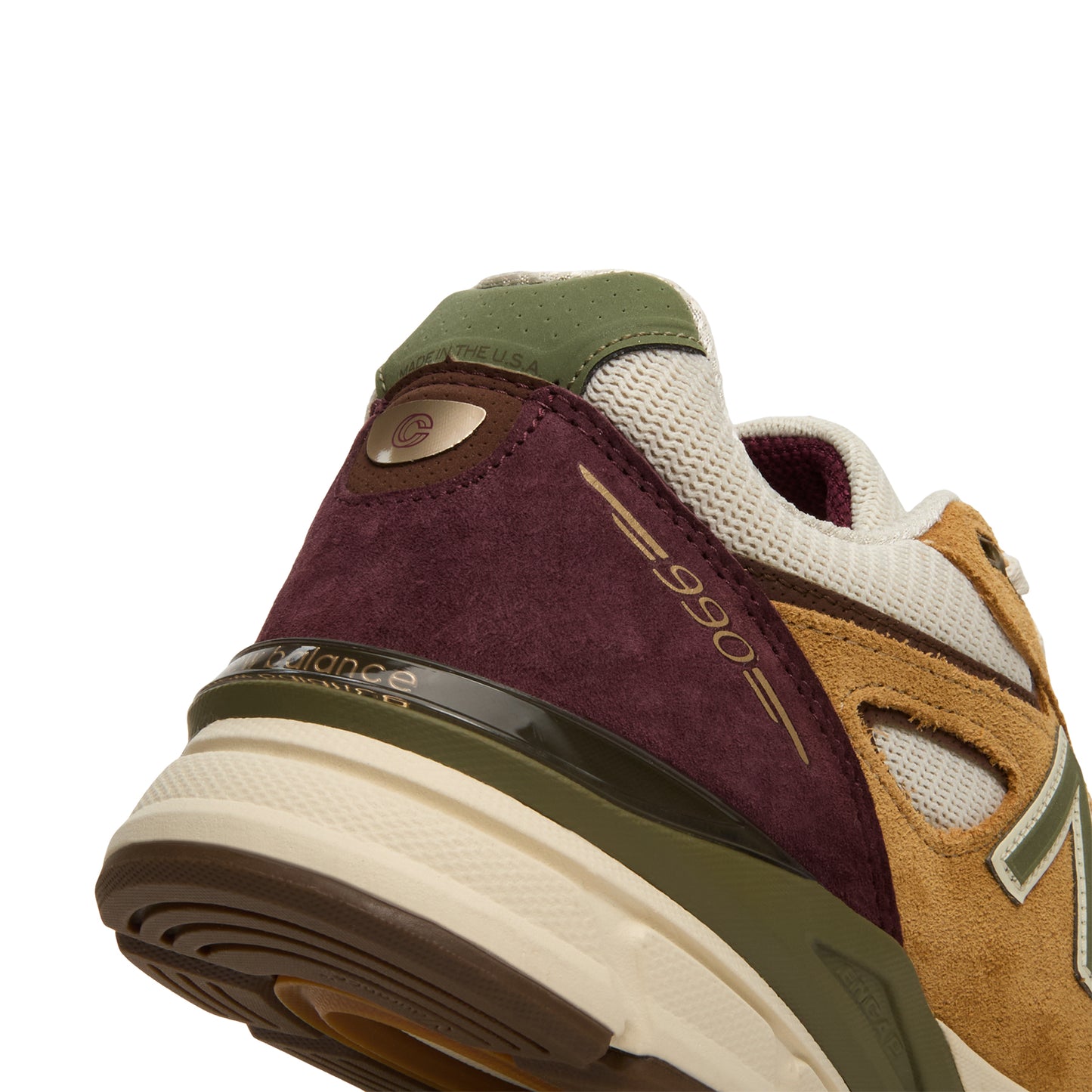 New Balance CNCPTS x Made in USA 990v4 (Pumpernickel/Dark Olivine)