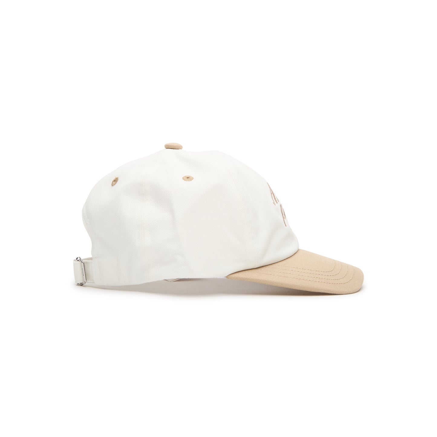 AMI Bicolor AMI Paris Cap (Beige taupe/Blanc creme)