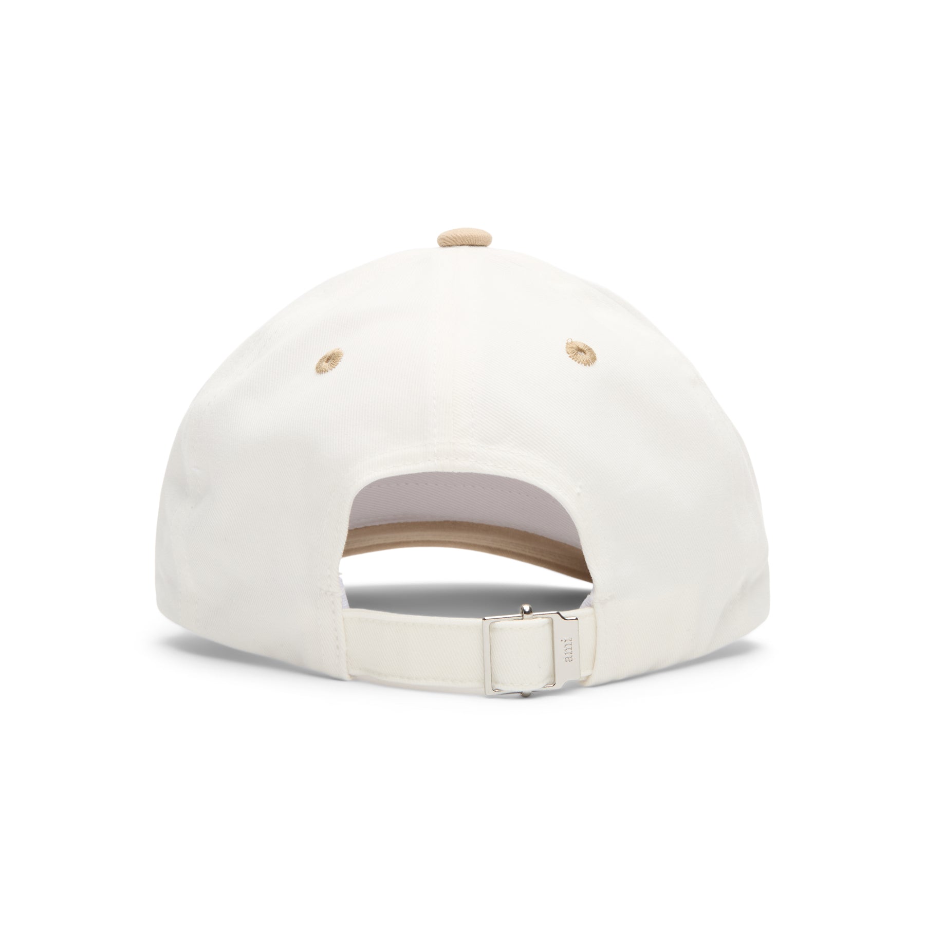 AMI Bicolor AMI Paris Cap (Beige taupe/Blanc creme)