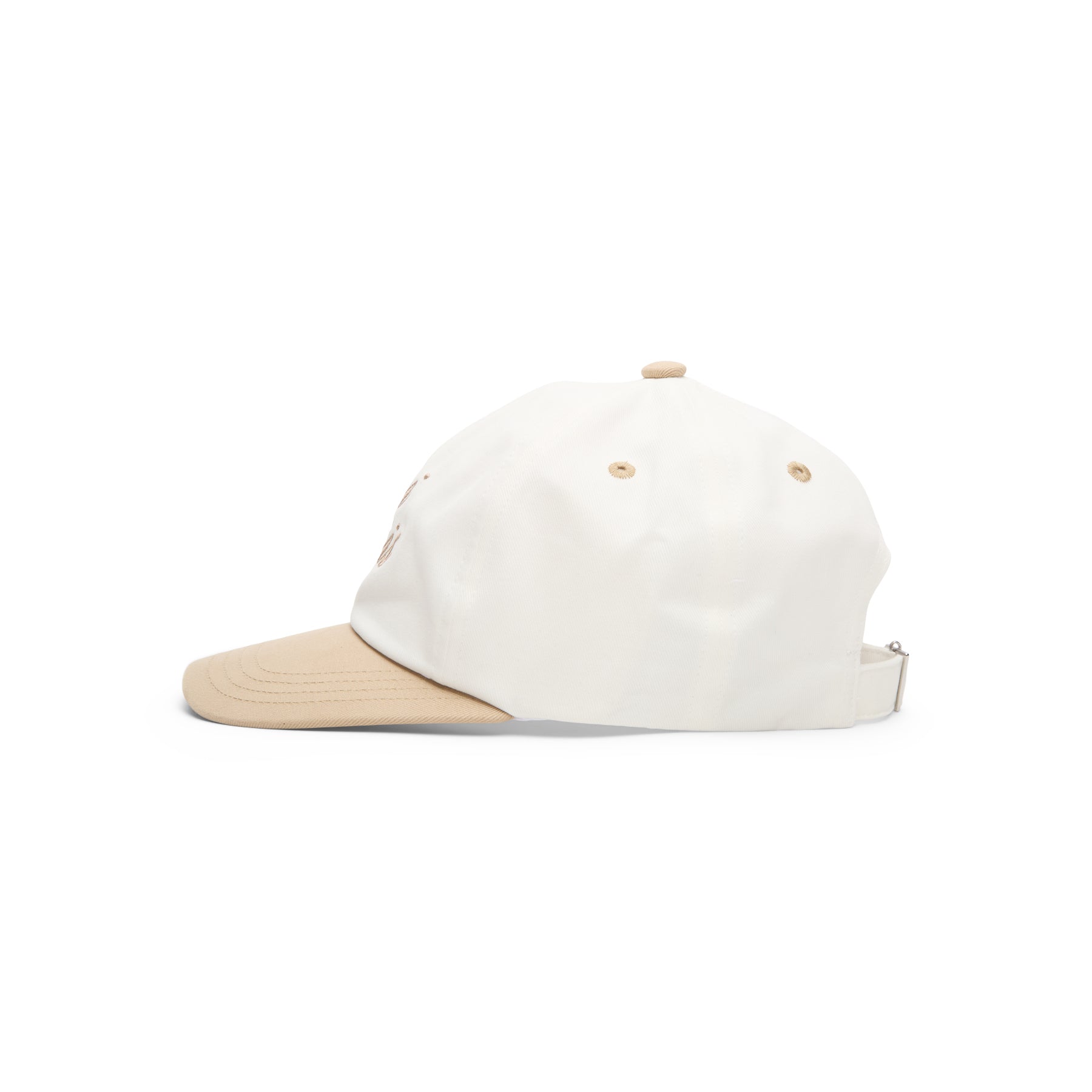 AMI Bicolor AMI Paris Cap (Beige taupe/Blanc creme)