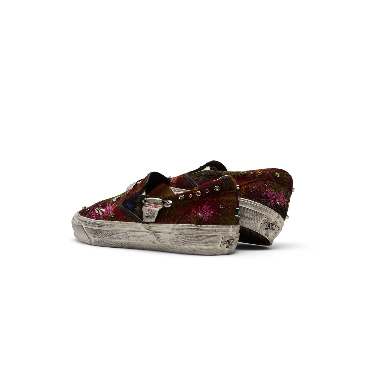 Vans LX Classic Slip On 98 Harris Tweed (Harris Tweed Red/Multi)