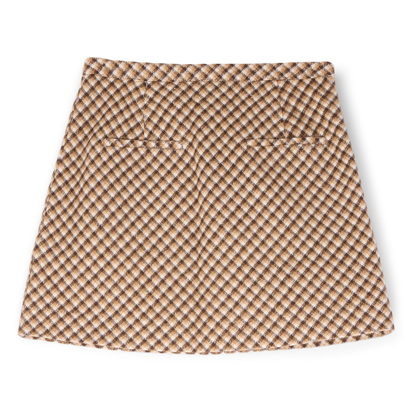 House of Sunny Retro Blanket Skirt (Blonde Multi)