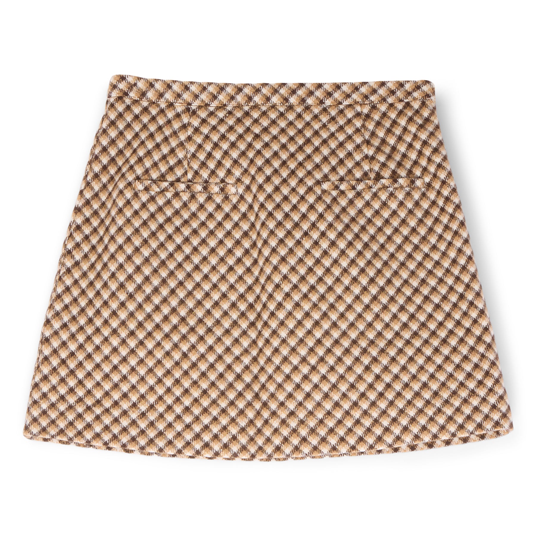 House of Sunny Retro Blanket Skirt (Blonde Multi)