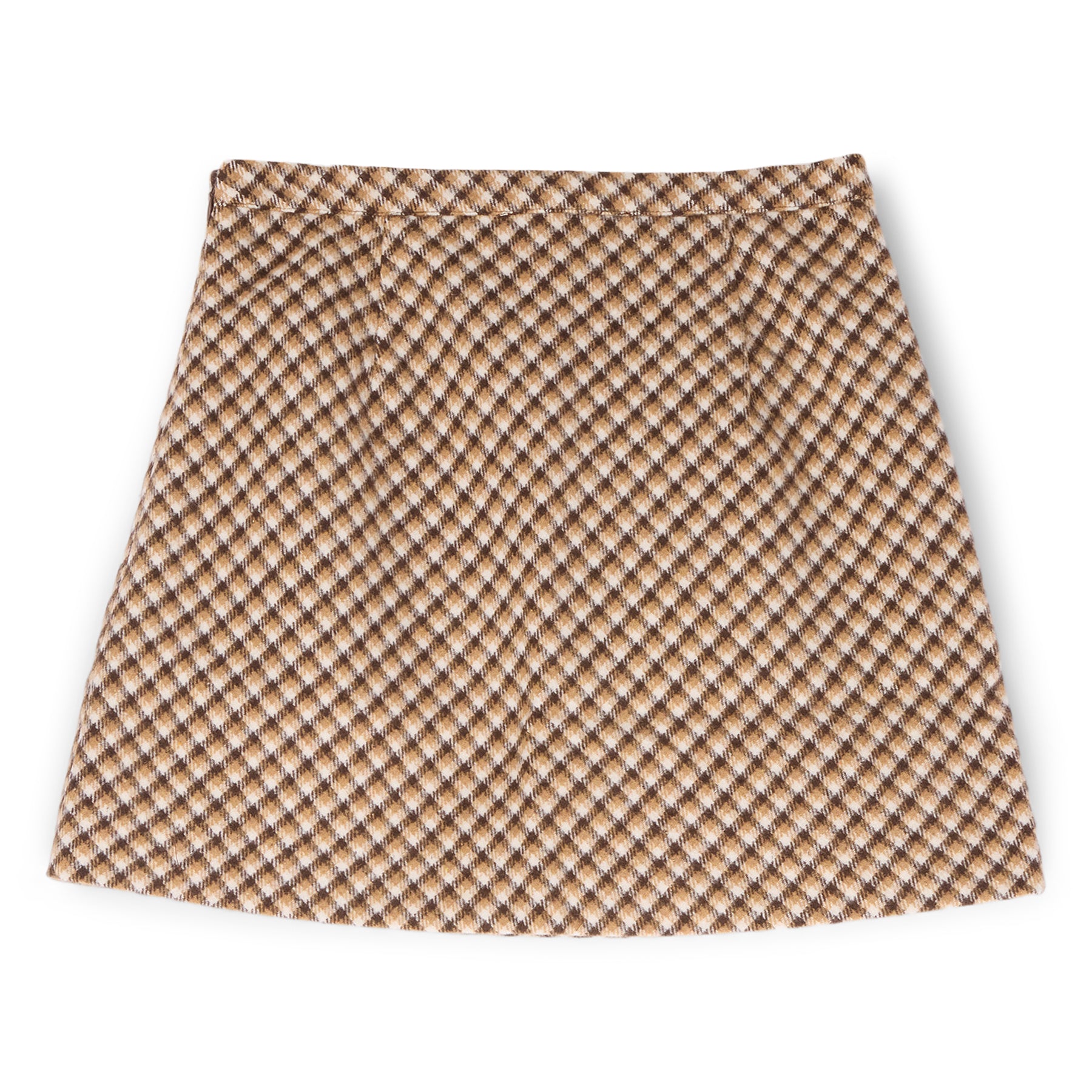 House of Sunny Retro Blanket Skirt (Blonde Multi)