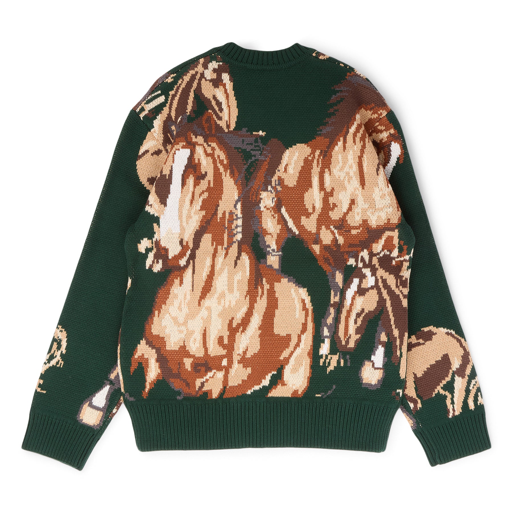 House of Sunny Wild Horses Sweater (Emerald Green)