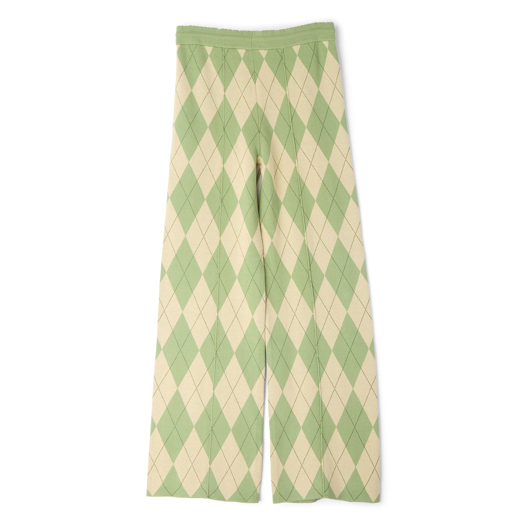 House of Sunny Argyle Lounge Pant (Matcha)