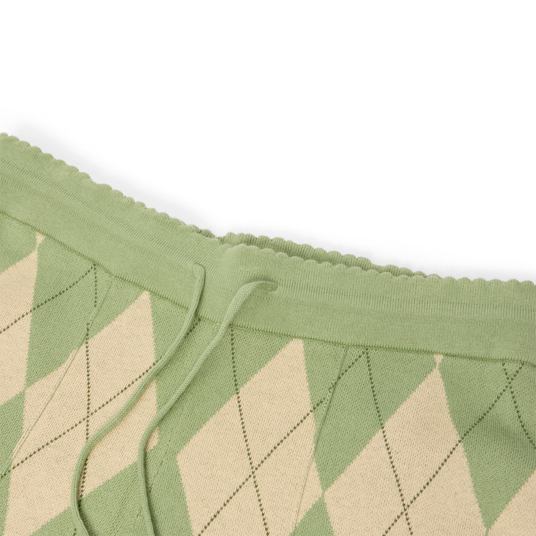 House of Sunny Argyle Lounge Pant (Matcha)