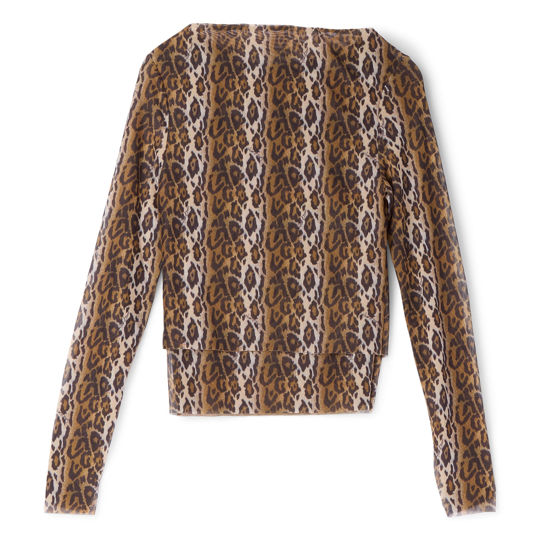 House of Sunny Leopard Multi Layered Long Sleeve (Multi)