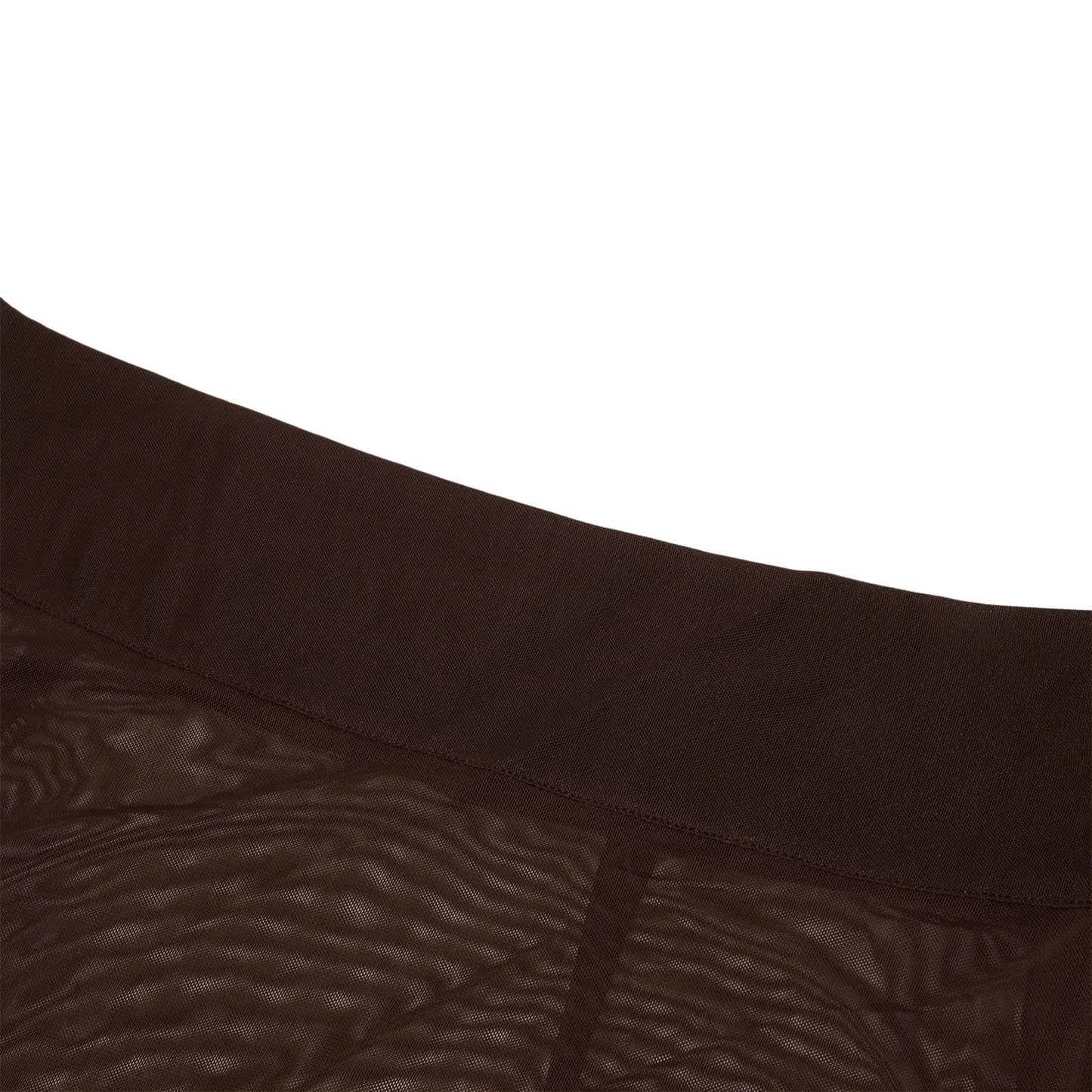 House of Sunny The Rosewood Mesh Skirt (Rosewood Brown)