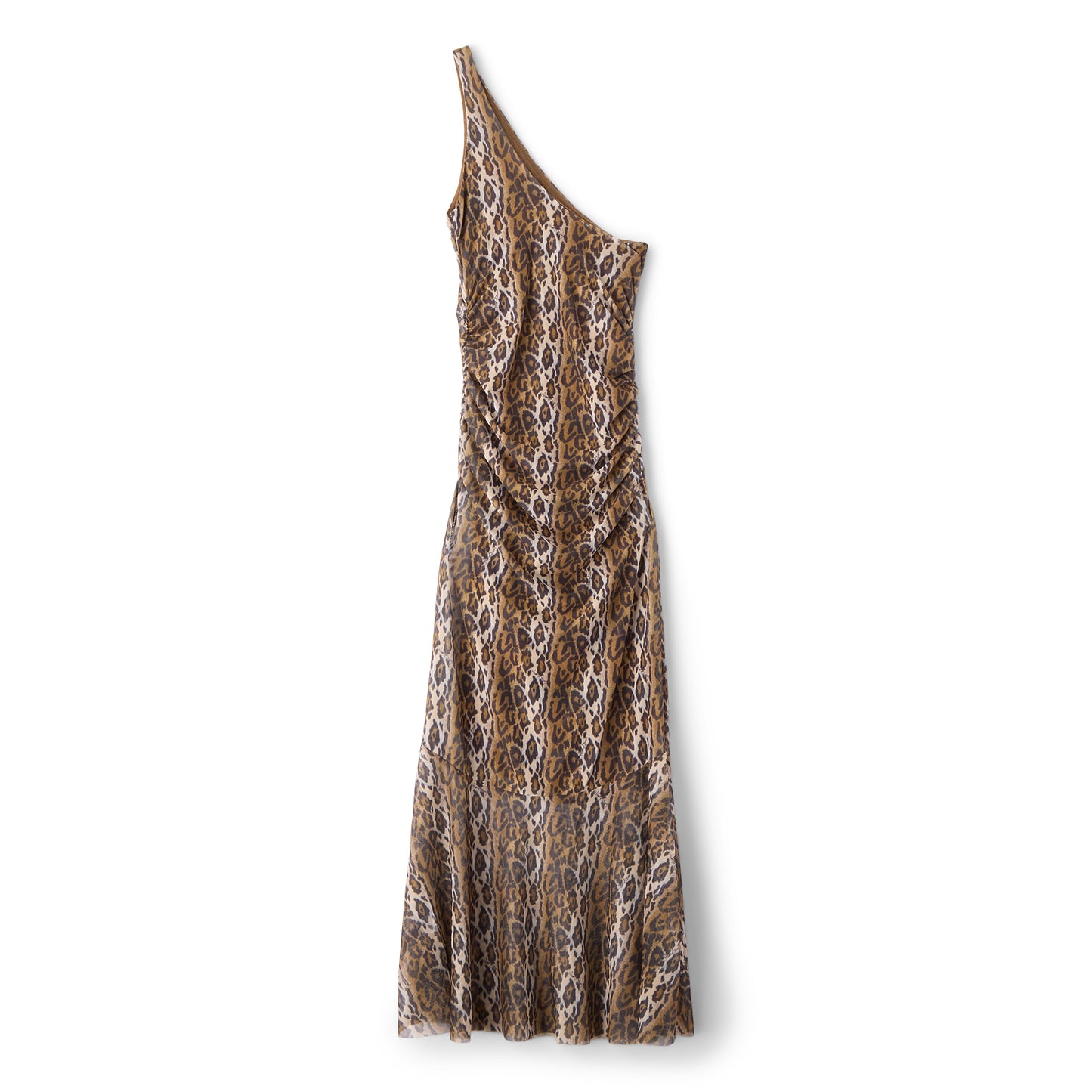 House of Sunny Leopard Asymmetric Dress (Multi)