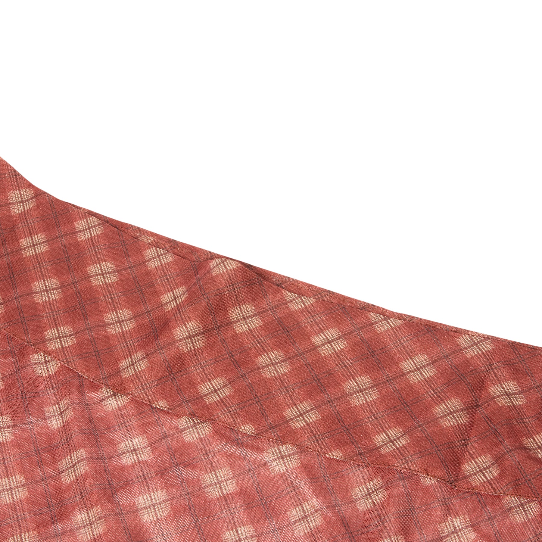 House of Sunny Retro Check Mesh Skirt (Multi)