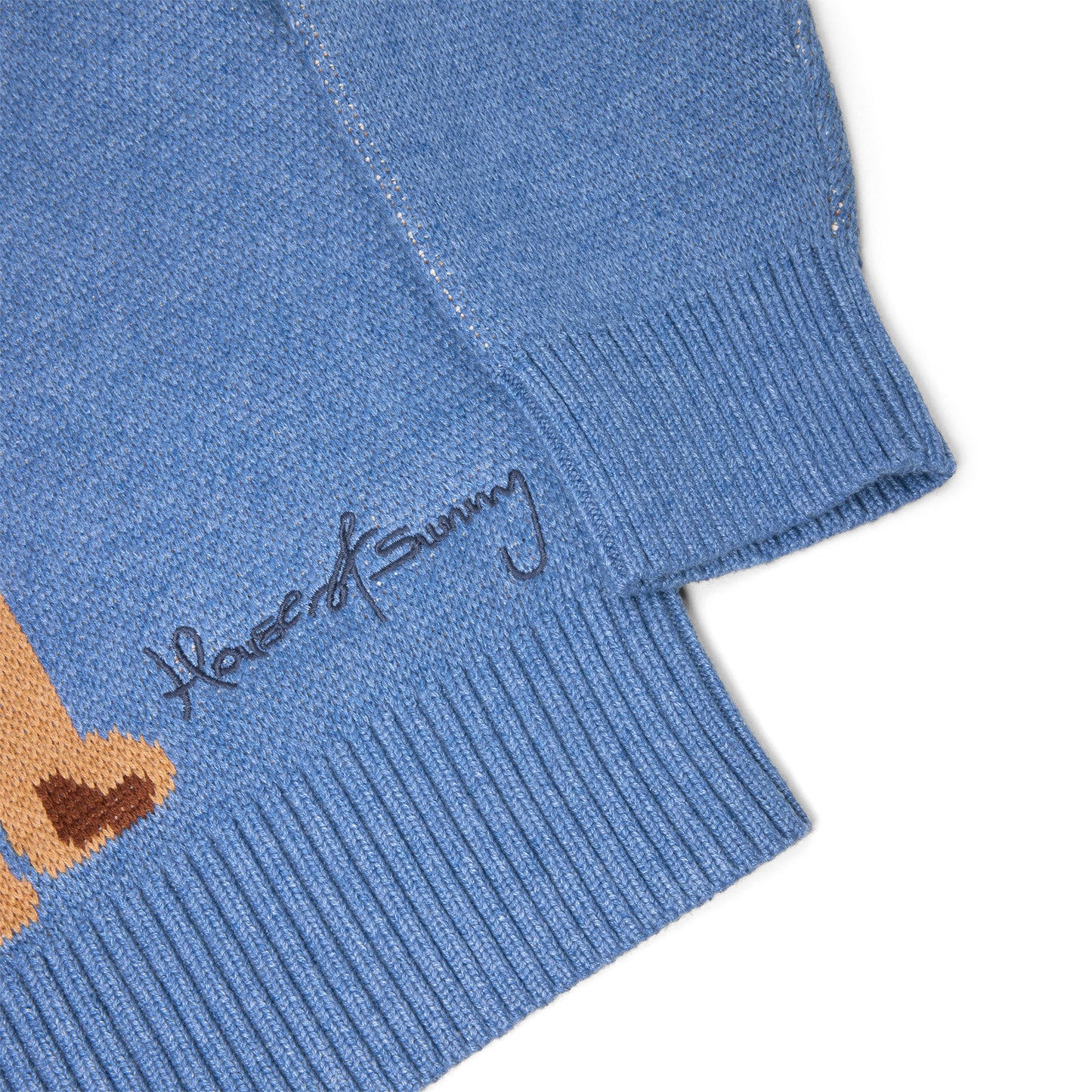 House of Sunny The Ginger Cat Crew  Sweater (Mid Blue)