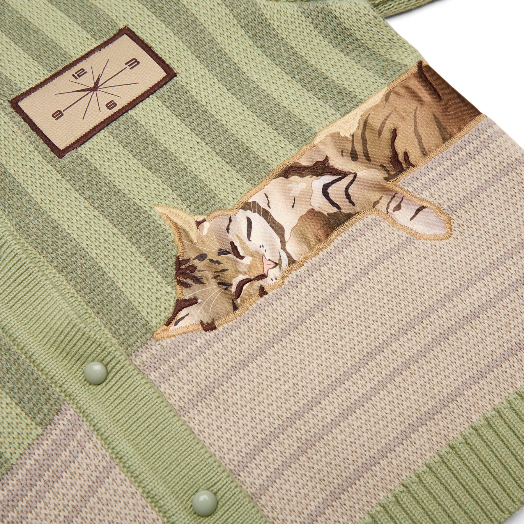 House of Sunny THE SLEEPY CAT CARDIGAN (Matcha)