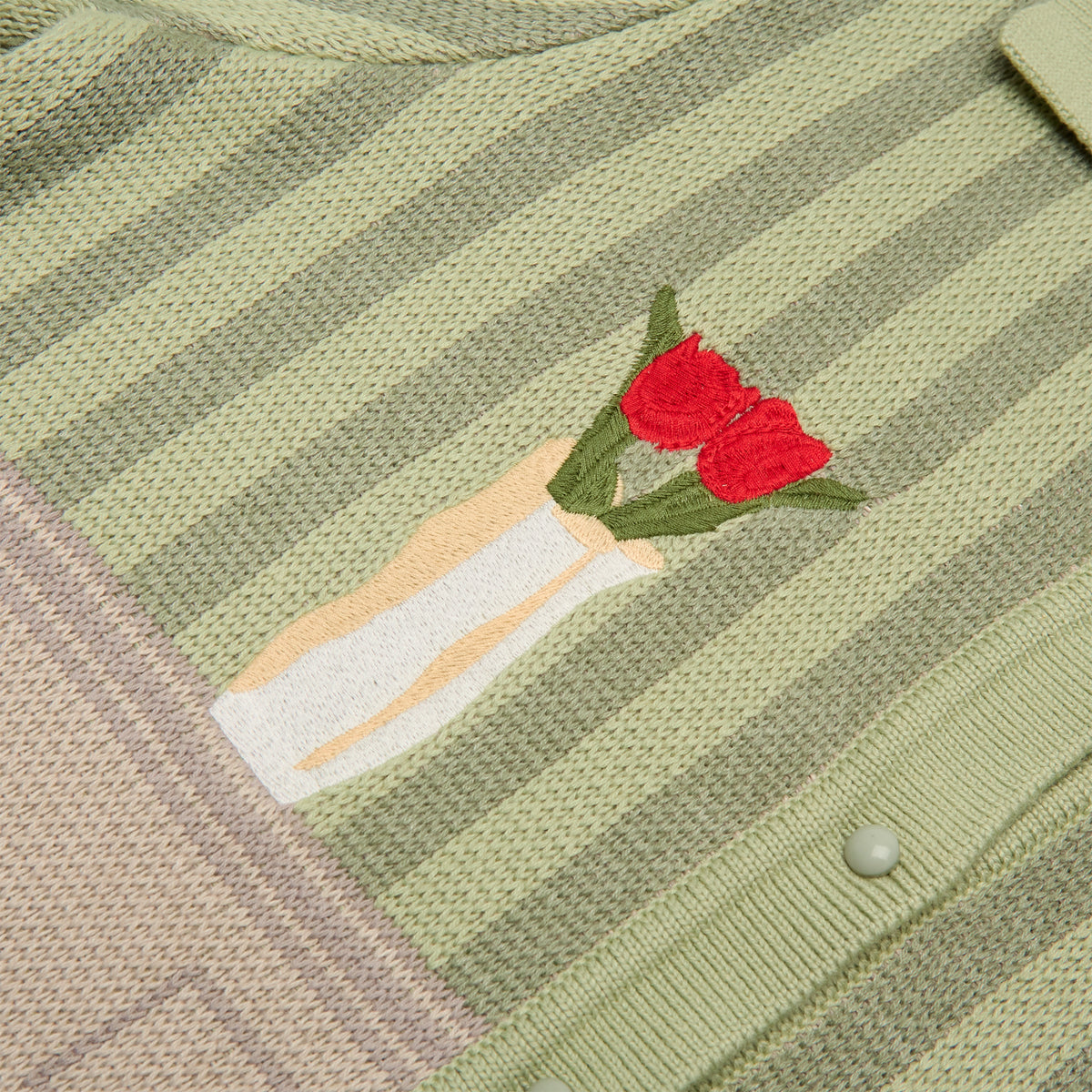 House of Sunny THE SLEEPY CAT CARDIGAN (Matcha)