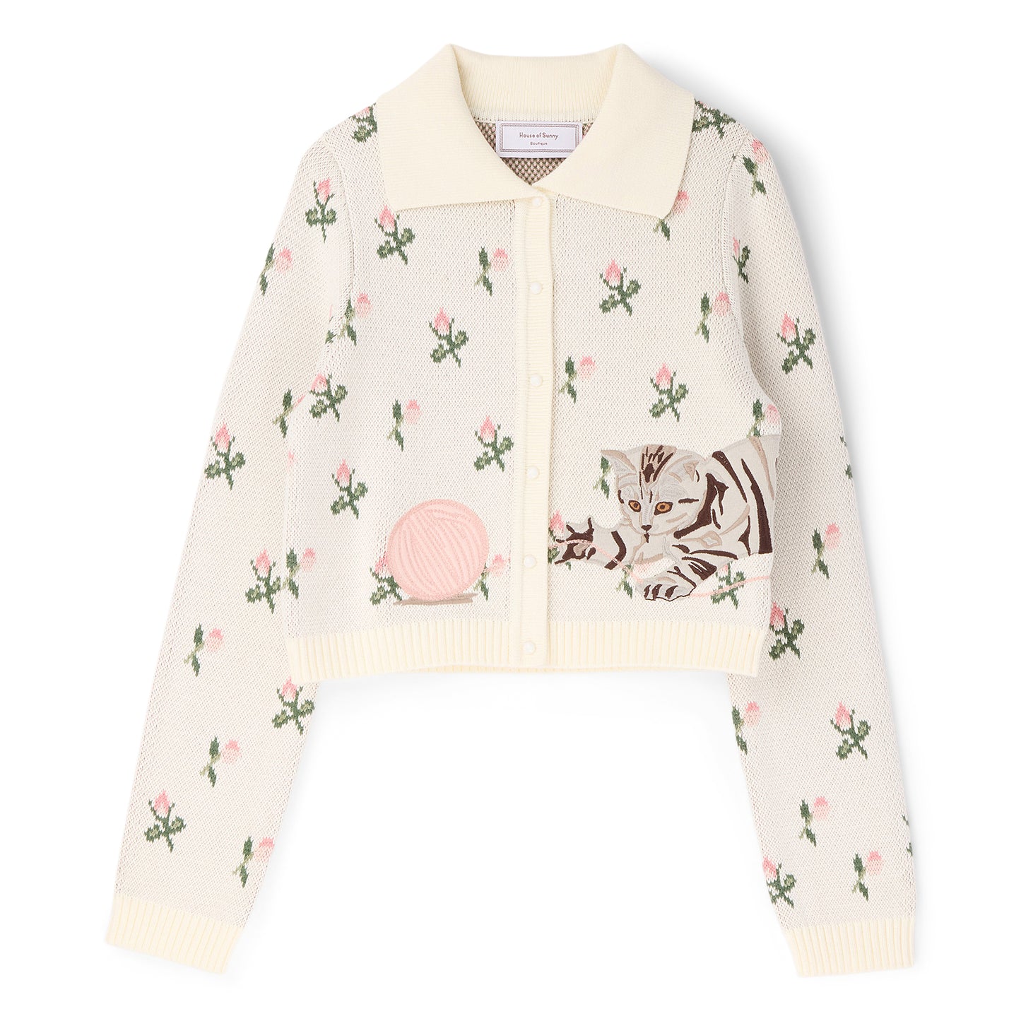 House of Sunny Time To Play Cardigan (Milk)