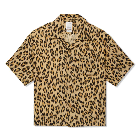 Visvim Caban Short Sleeve Shirt (Leopard Beige)
