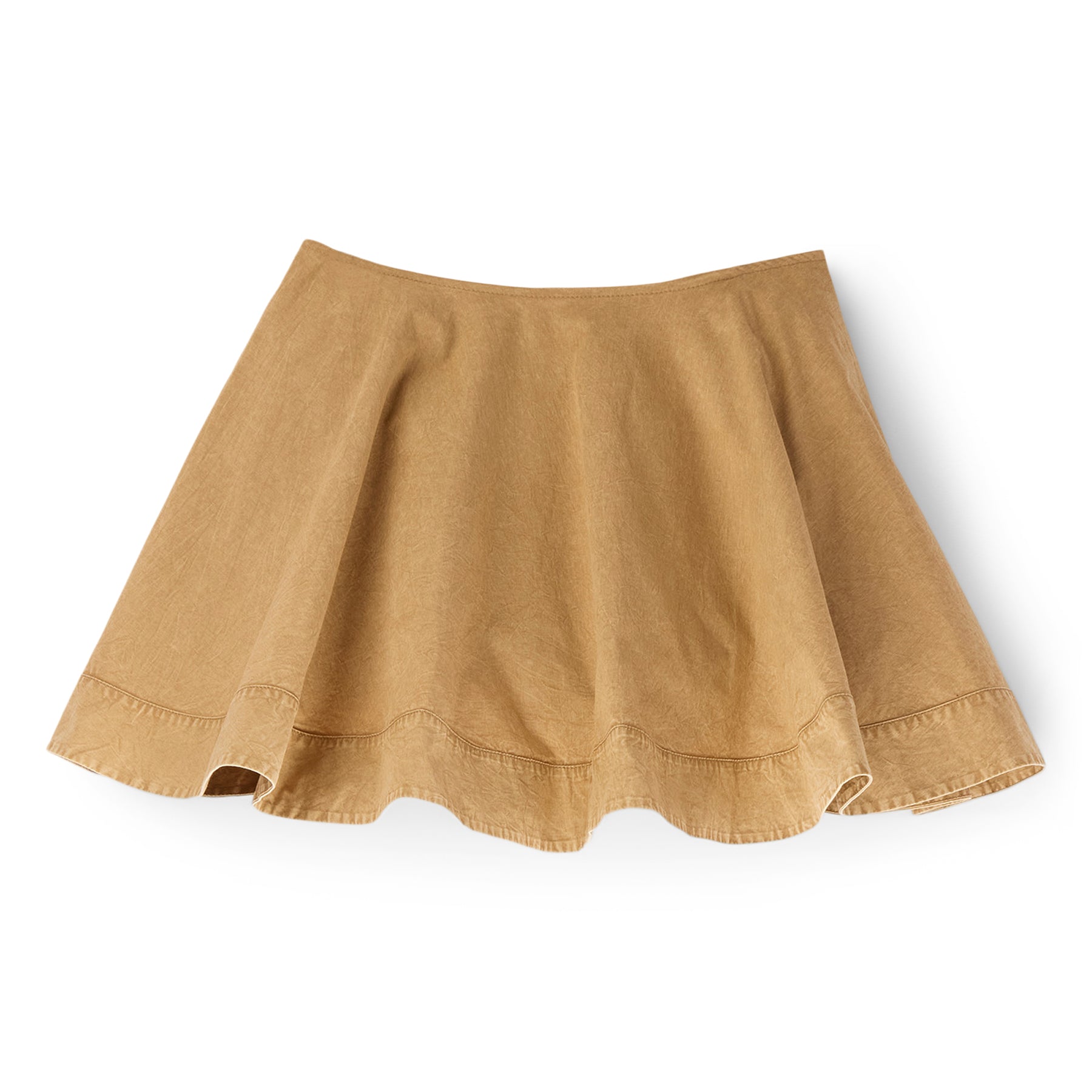 GANNI Washed Mini Circle Skirt (Lark)