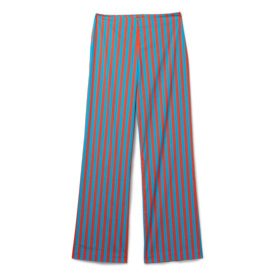 Simon Miller Pia Striped Poplin Pant (Blue/Paprika)