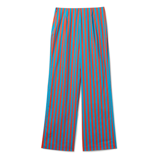 Simon Miller Pia Striped Poplin Pant (Blue/Paprika)