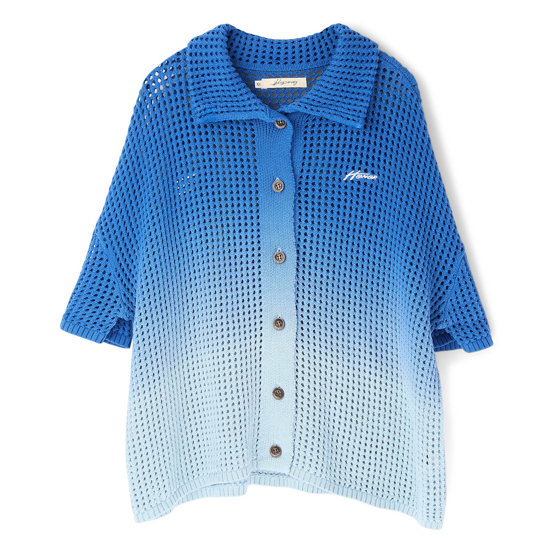 Honor The Gift B-Summer Crochet Ombre Shirt (Blue) – CNCPTS
