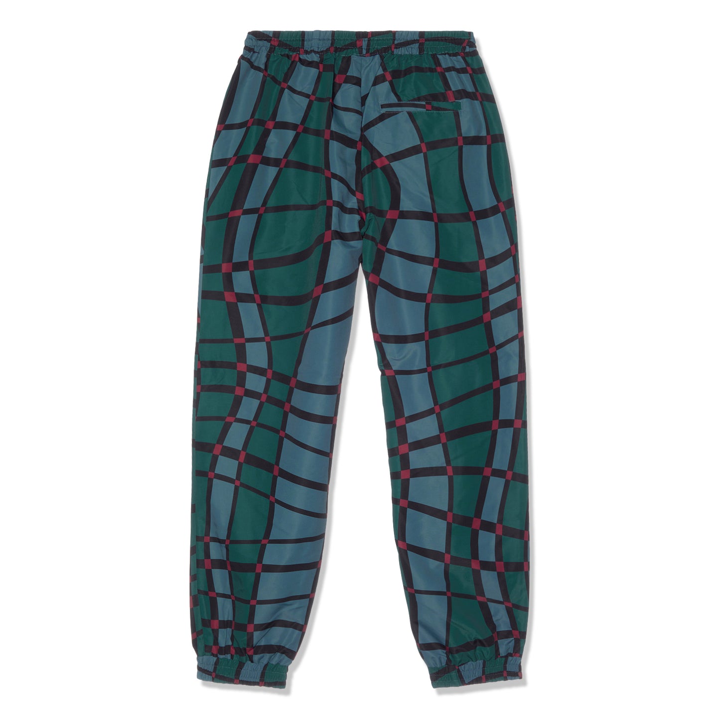 by Parra Squared Waves Pattern Track Pants (Multi Check)