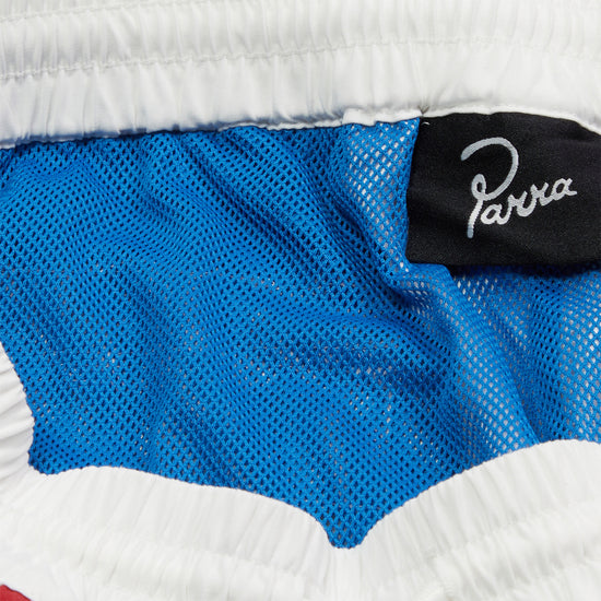 by Parra Sports Trees Swim Shorts (White)