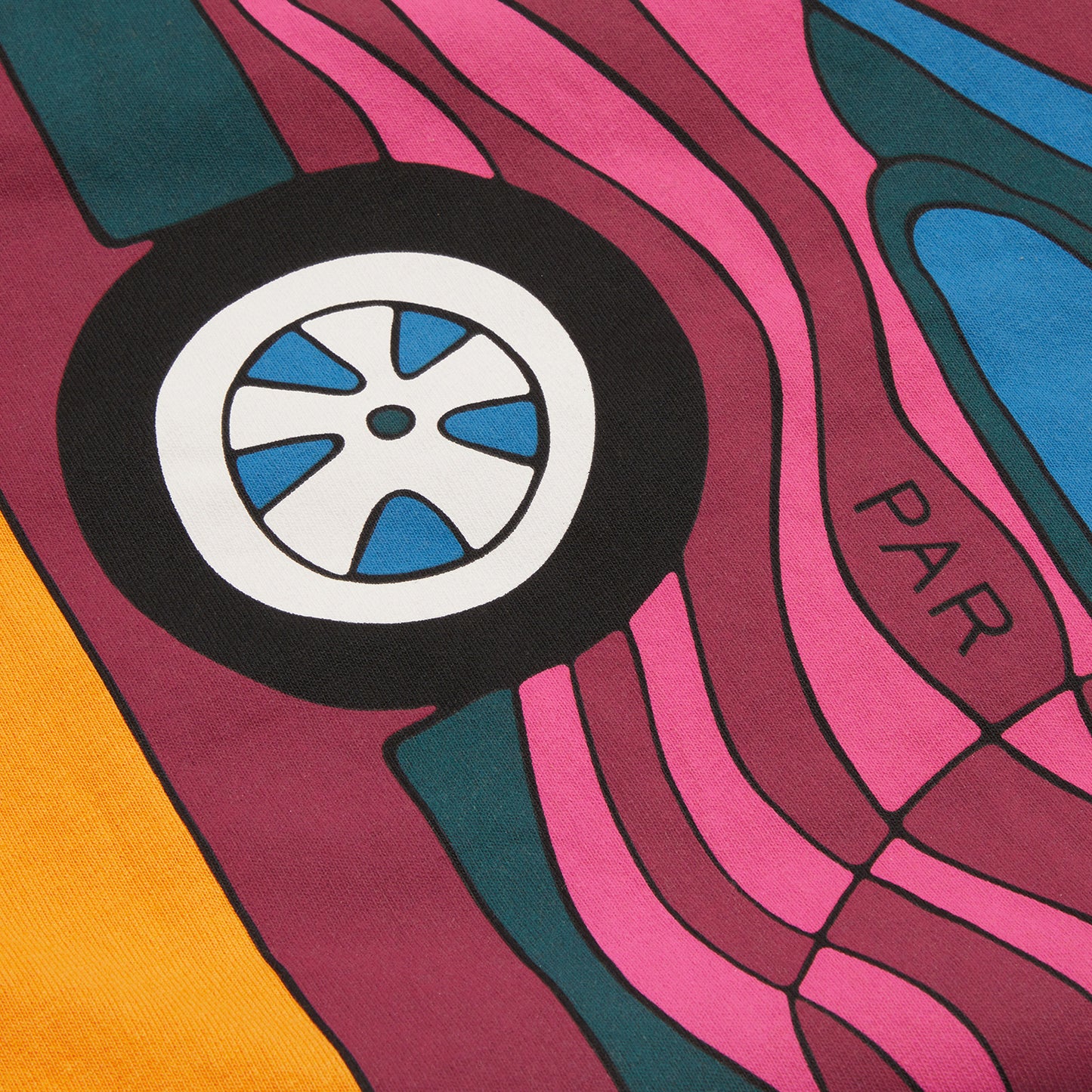 by Parra No Parking T-Shirt (Burned Yellow)