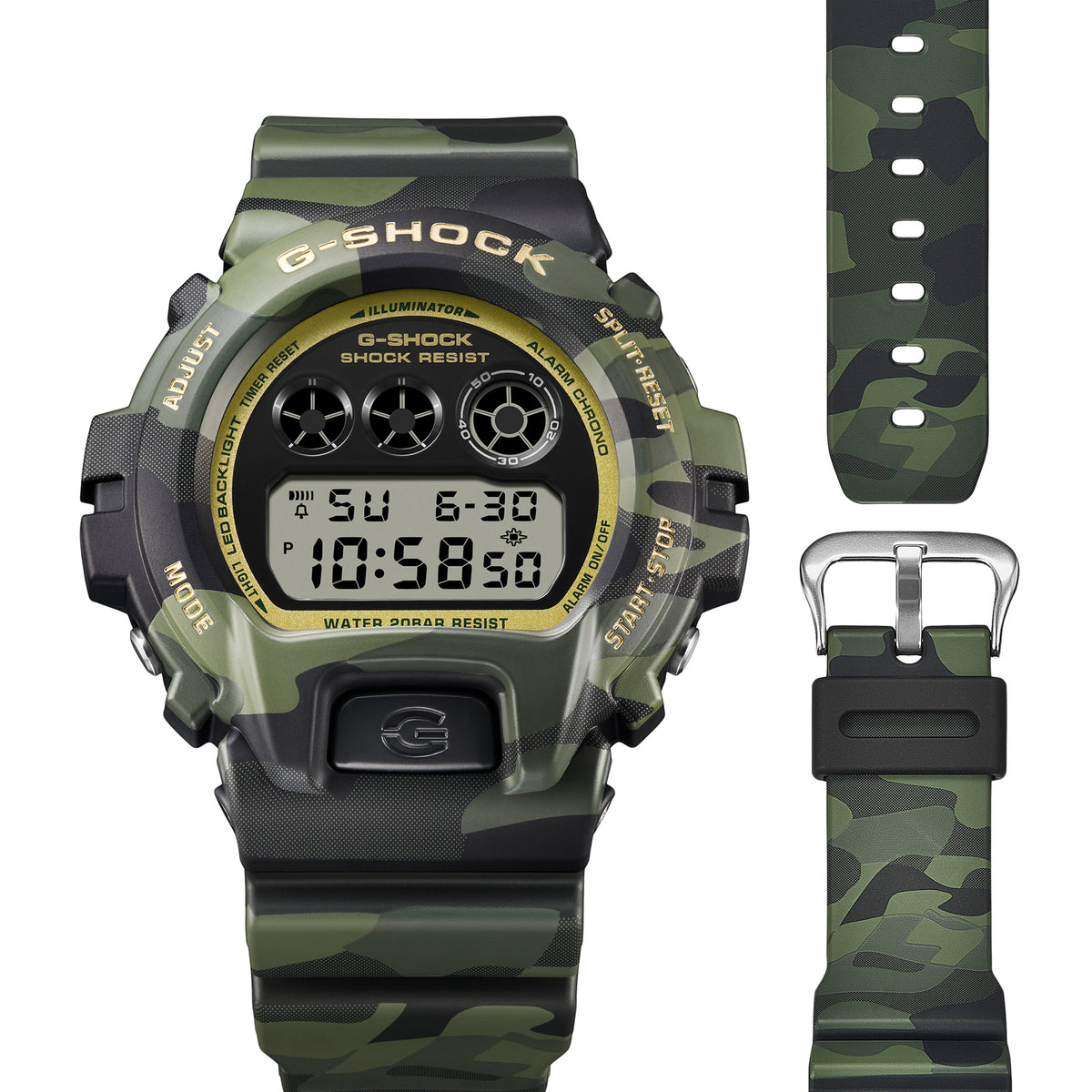 G-SHOCK DW6900CMG-3 (Camouflage Green)