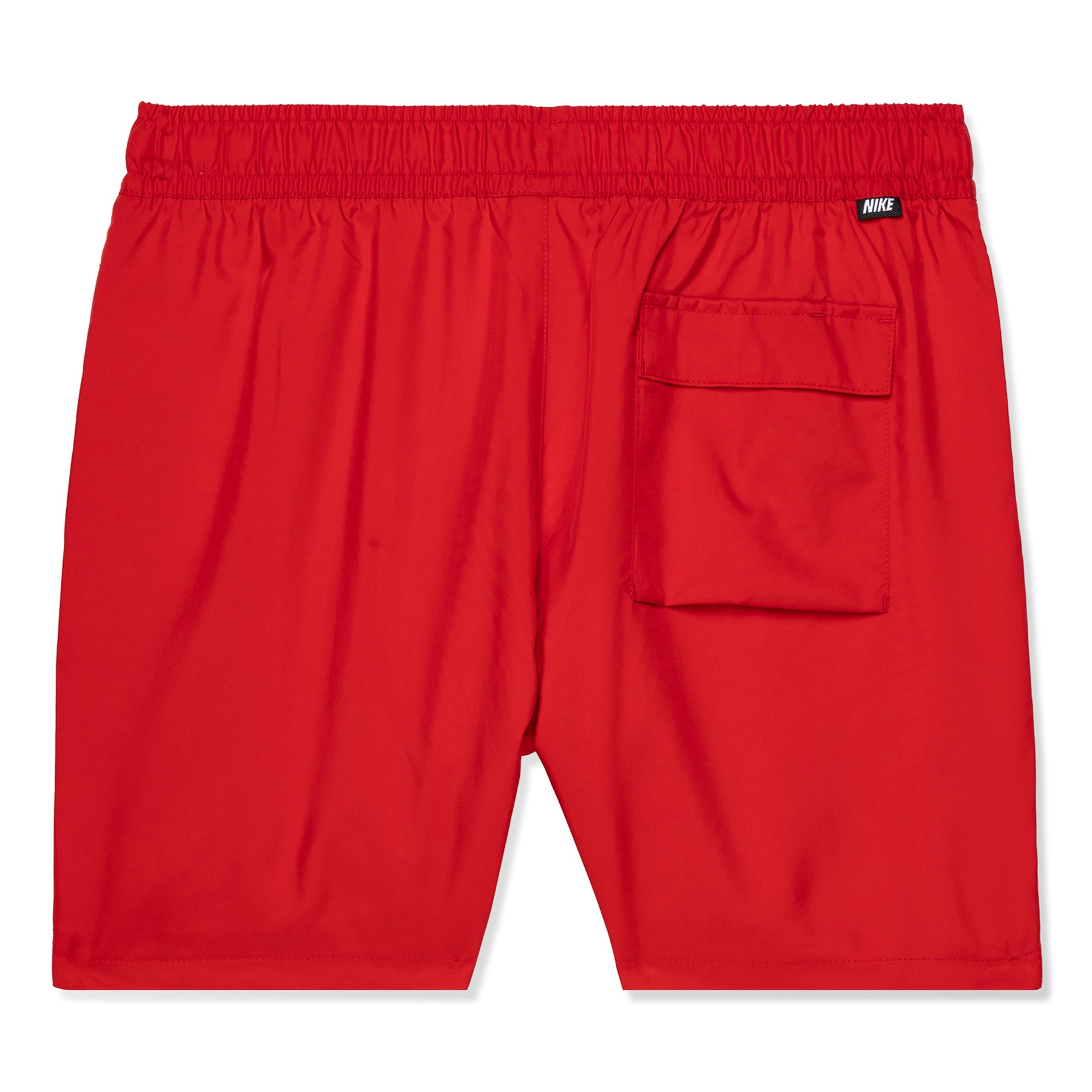 red and white nike shorts
