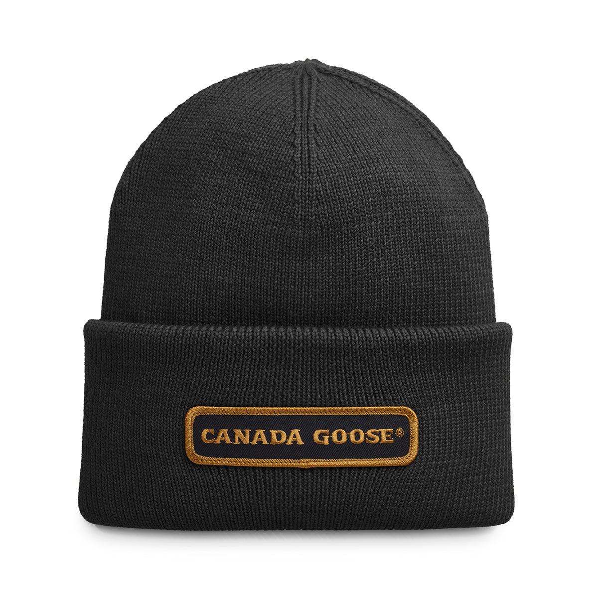 Canada Goose Emblem Rib Toque (Black)