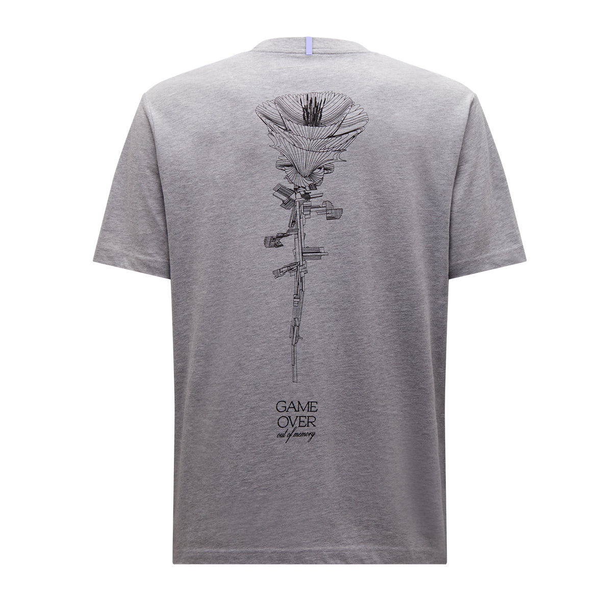 MCQ Relaxed Tee (Grey Melange)