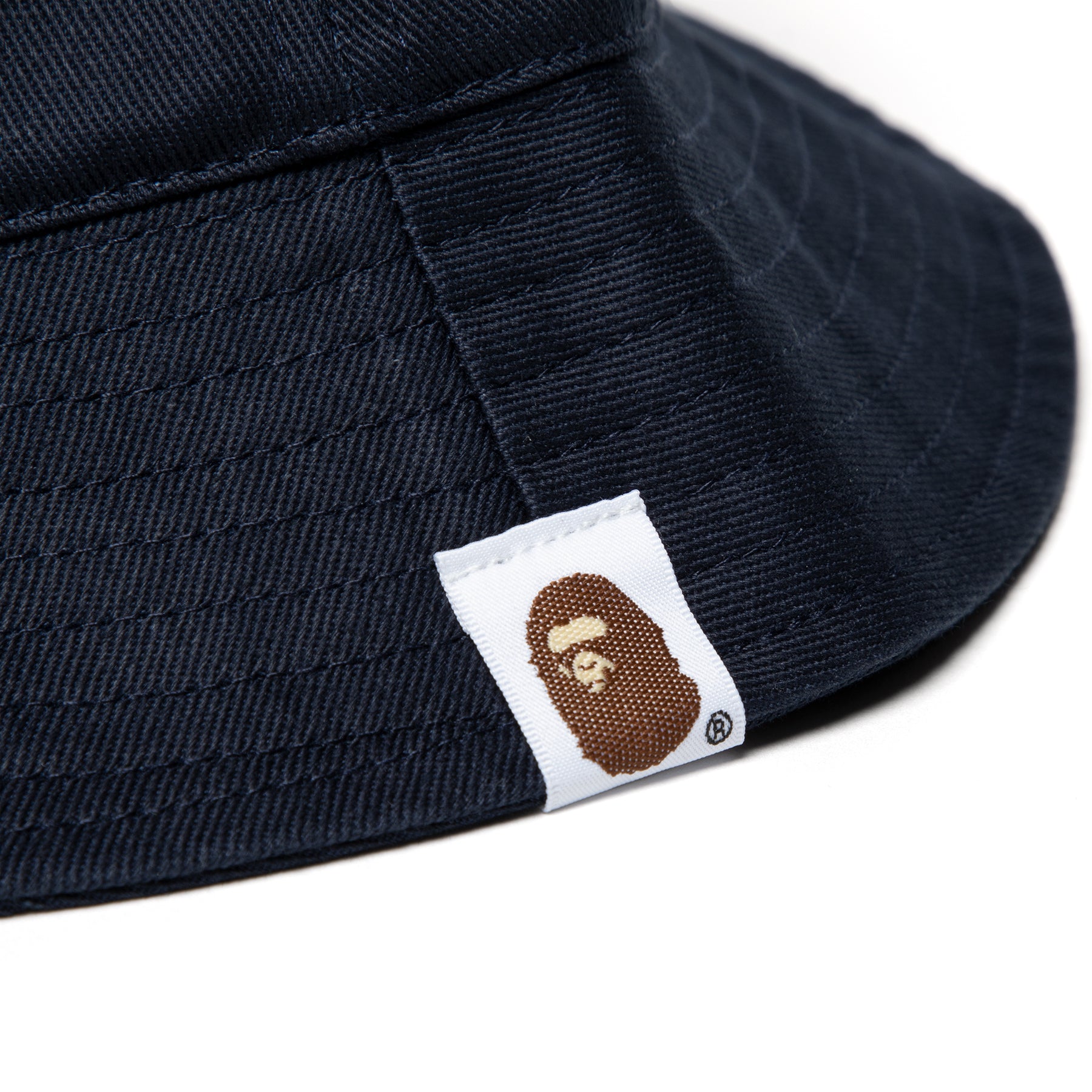BAPE Ape Head One Point Bucket Hat Hat Black